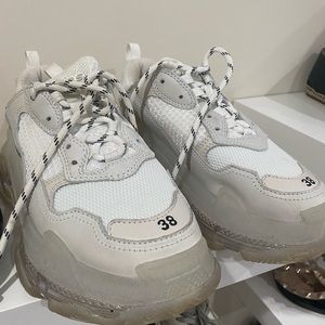 Balenciaga Triple S Sneakers with Clear Sole